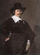 Frans Hals Portrait of a Standing Man oil painting artist